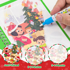 ZMLM animal-theme page reveals vibrant colors with water and no spills