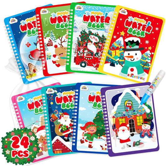 ZMLM water coloring book cover showing mess-free learning for toddlers