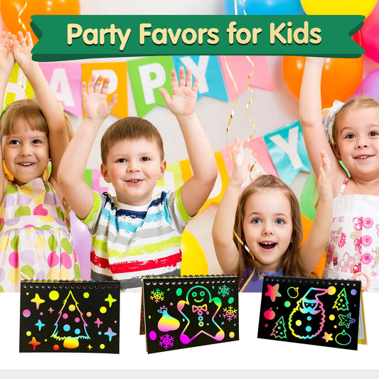 ZMLM wooden styluses included for easy scratch art without mess