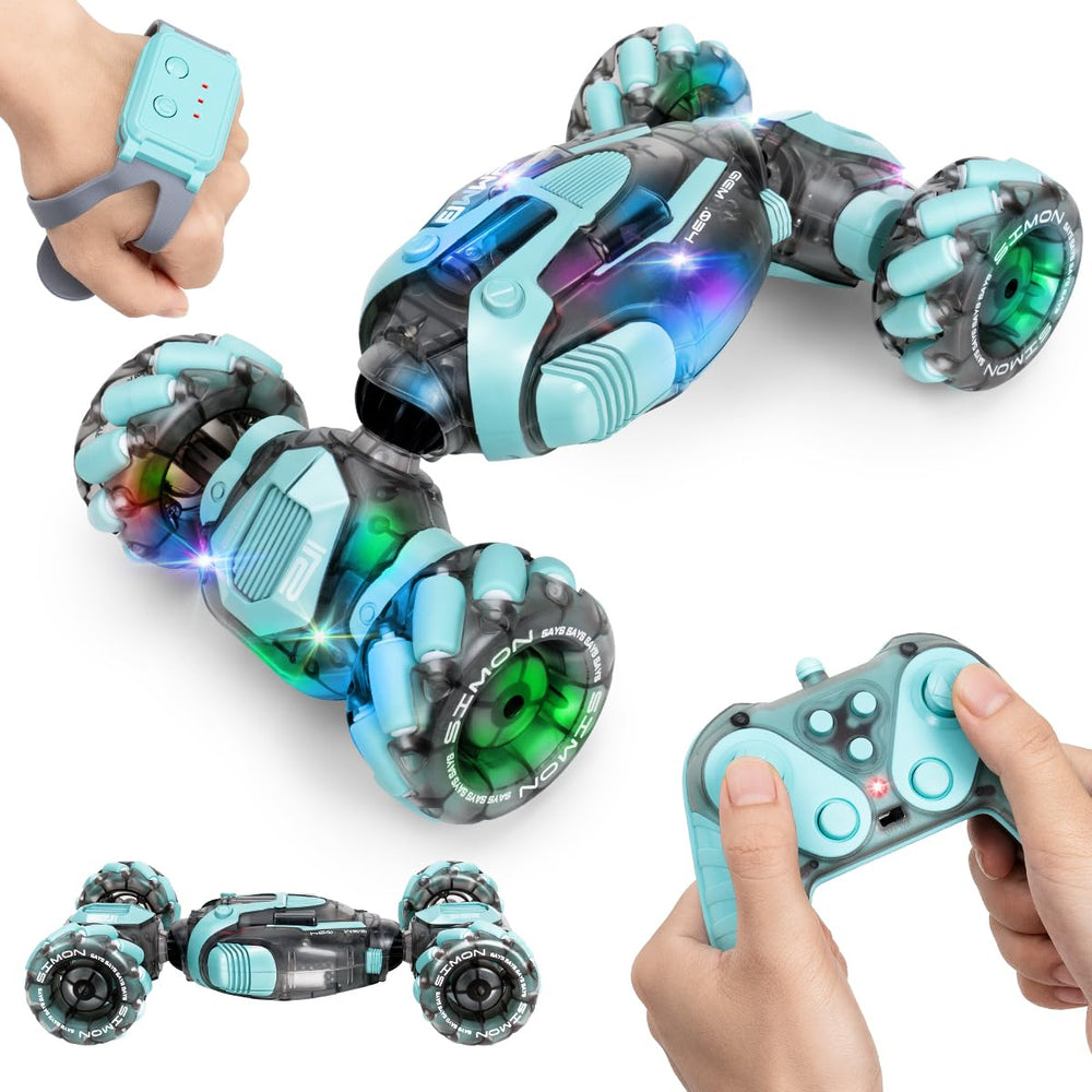 ZMMB Gesture Sensing RC Stunt Car drifts with 4WD power for all-spot play