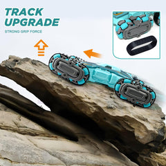 ZMMB 8-wheel drive with detachable tracks for better grip on rough terrain.