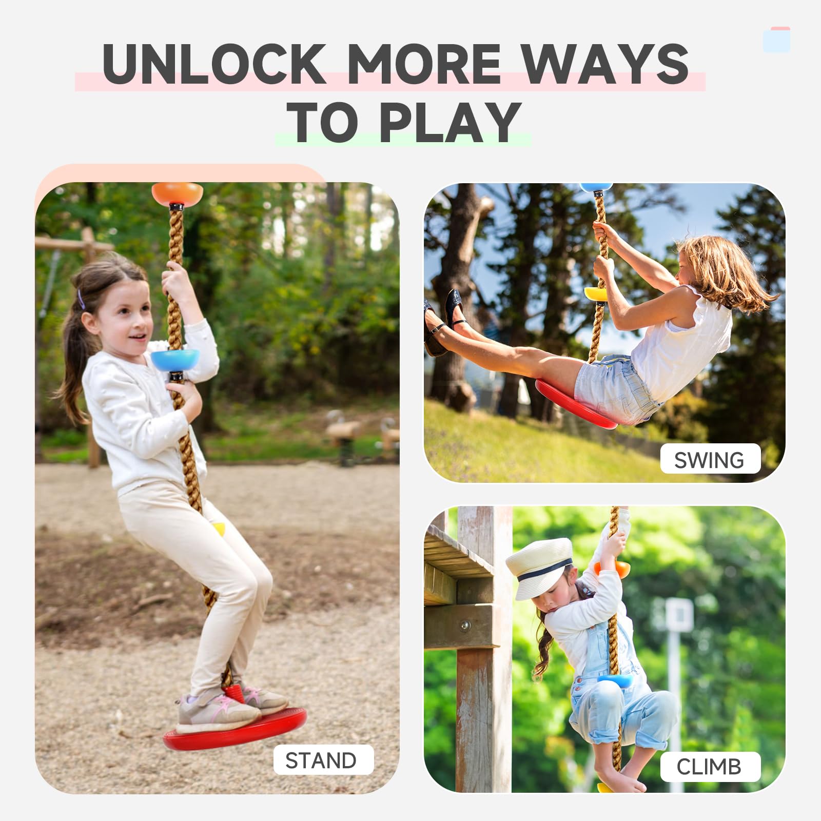 ZNCMRR backyard playground setup shows a ready-to-use setup for quick play.