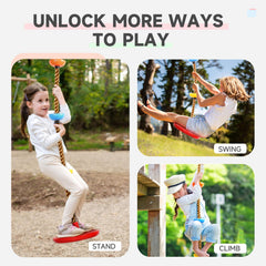 ZNCMRR backyard playground setup shows a ready-to-use setup for quick play.