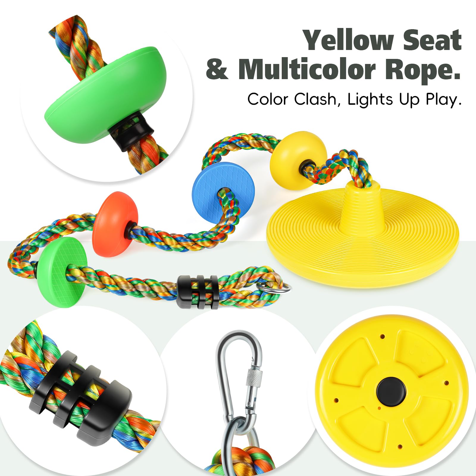 ZNCMRR backyard playset attachment expands fun with versatile swing options.