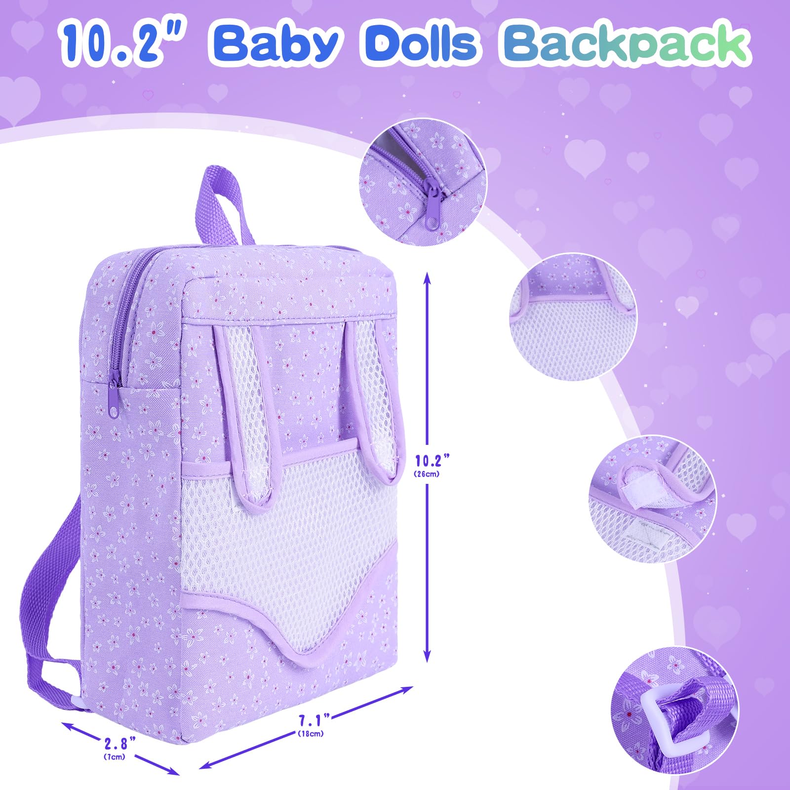 ZNTWEI 12-inch doll blanket, hats, and clothes promote dressing-up and cozy storytelling.