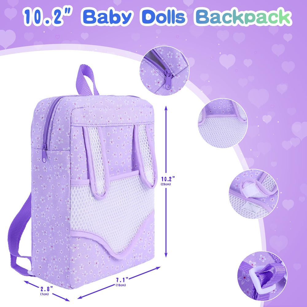 ZNTWEI 12-inch doll blanket, hats, and clothes promote dressing-up and cozy storytelling.