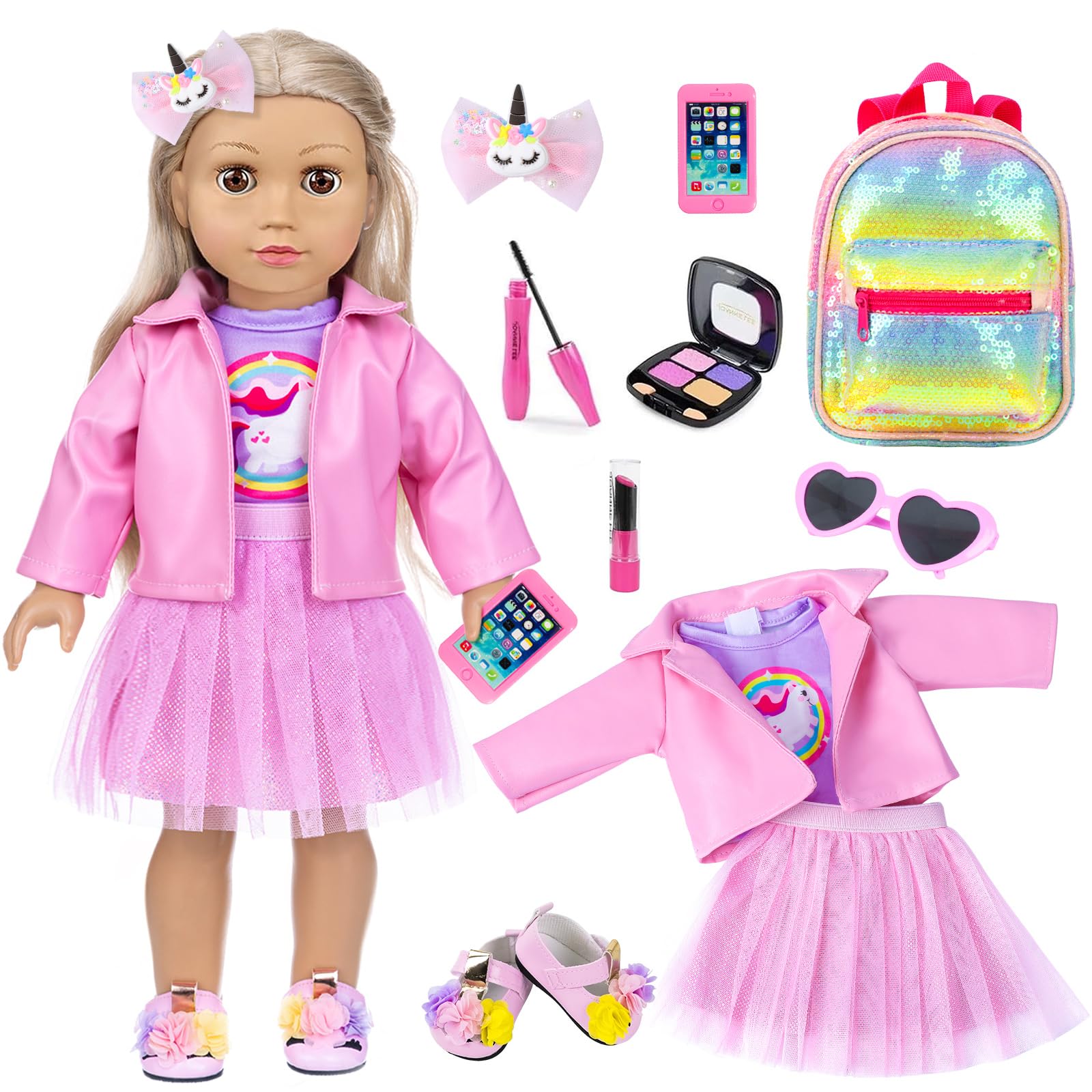 ZNTWEI sunglasses for 18-inch dolls inspire stylish pretend play