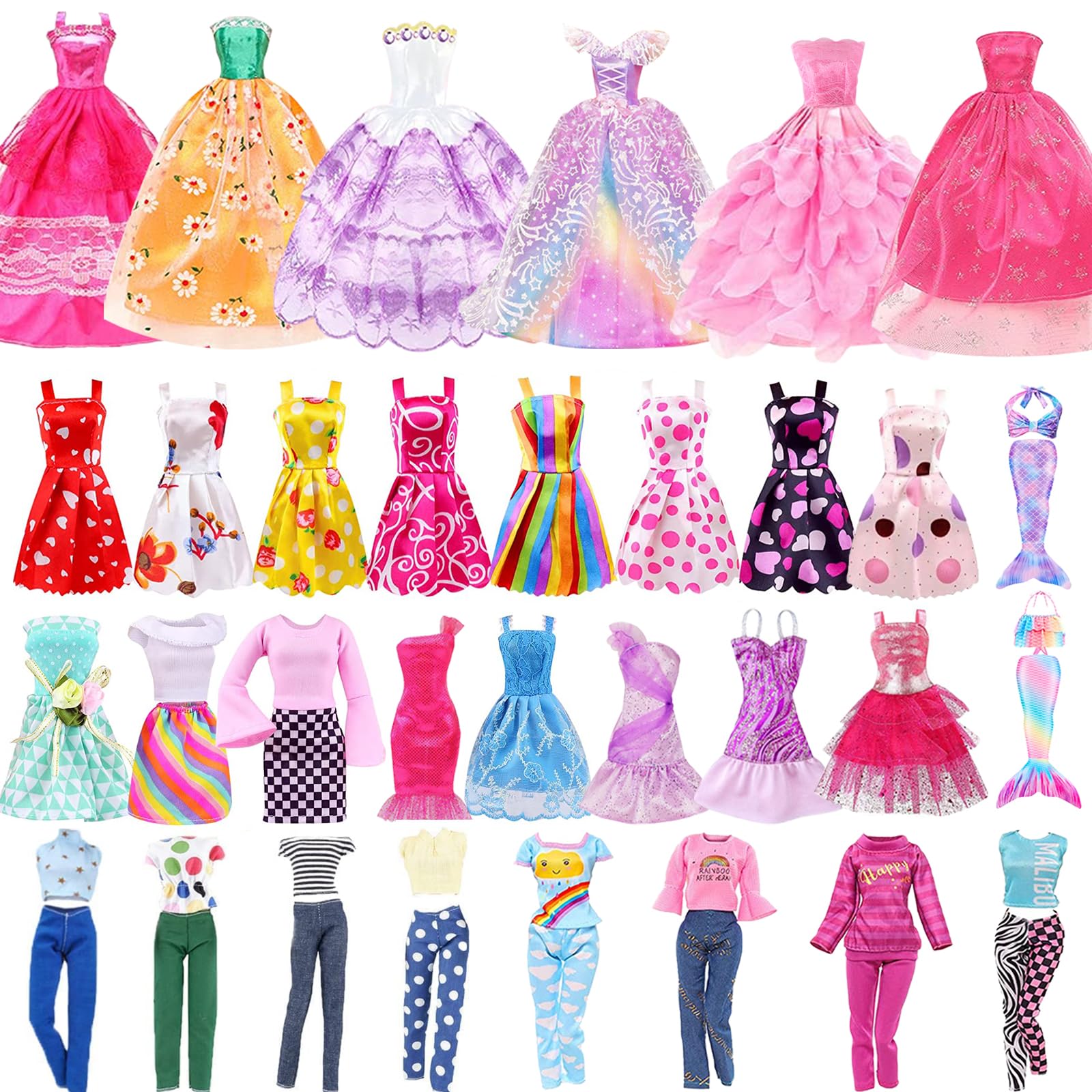 ZNTWEI doll accessories with necklaces and bags for complete looks