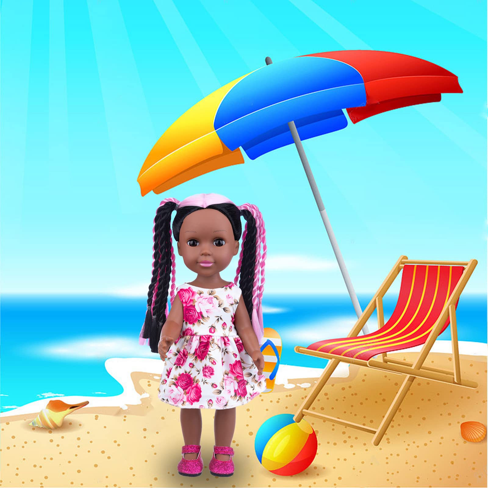 ZNTWEI sunglasses accessory adds stylish pretend-sun playtime.