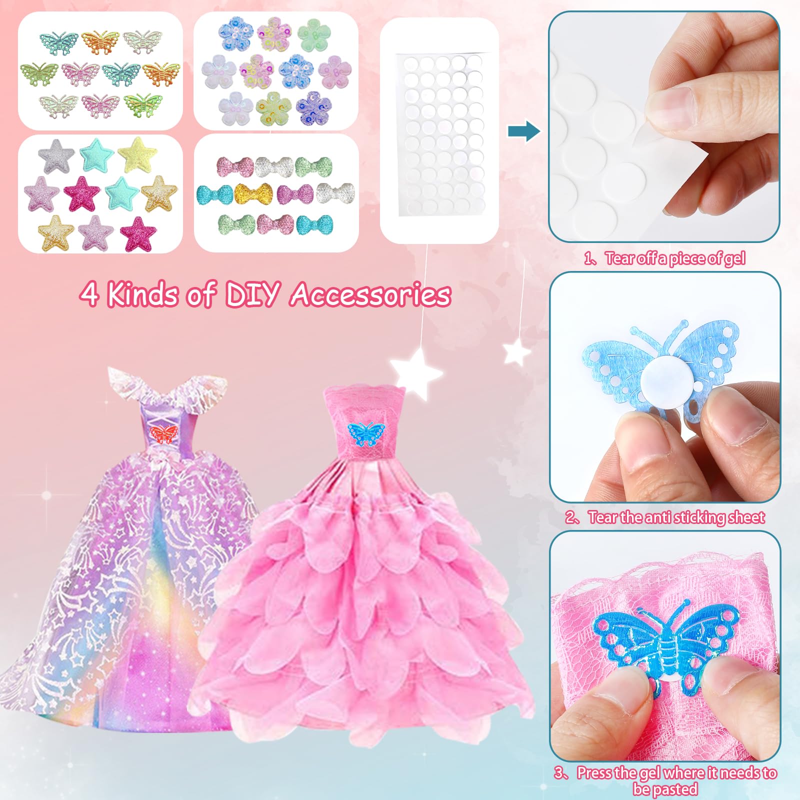 ZNTWEI doll swimwear set for water-play and summer-themed outfits