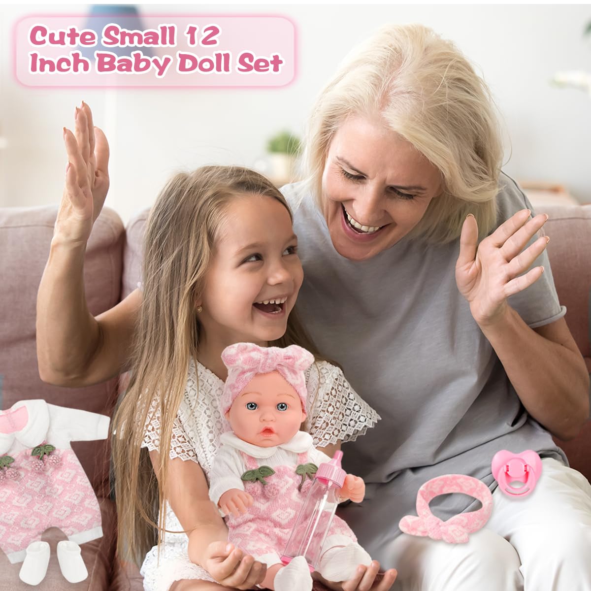 ZNTWEI fragrance-free soft doll that's easy to wipe clean.