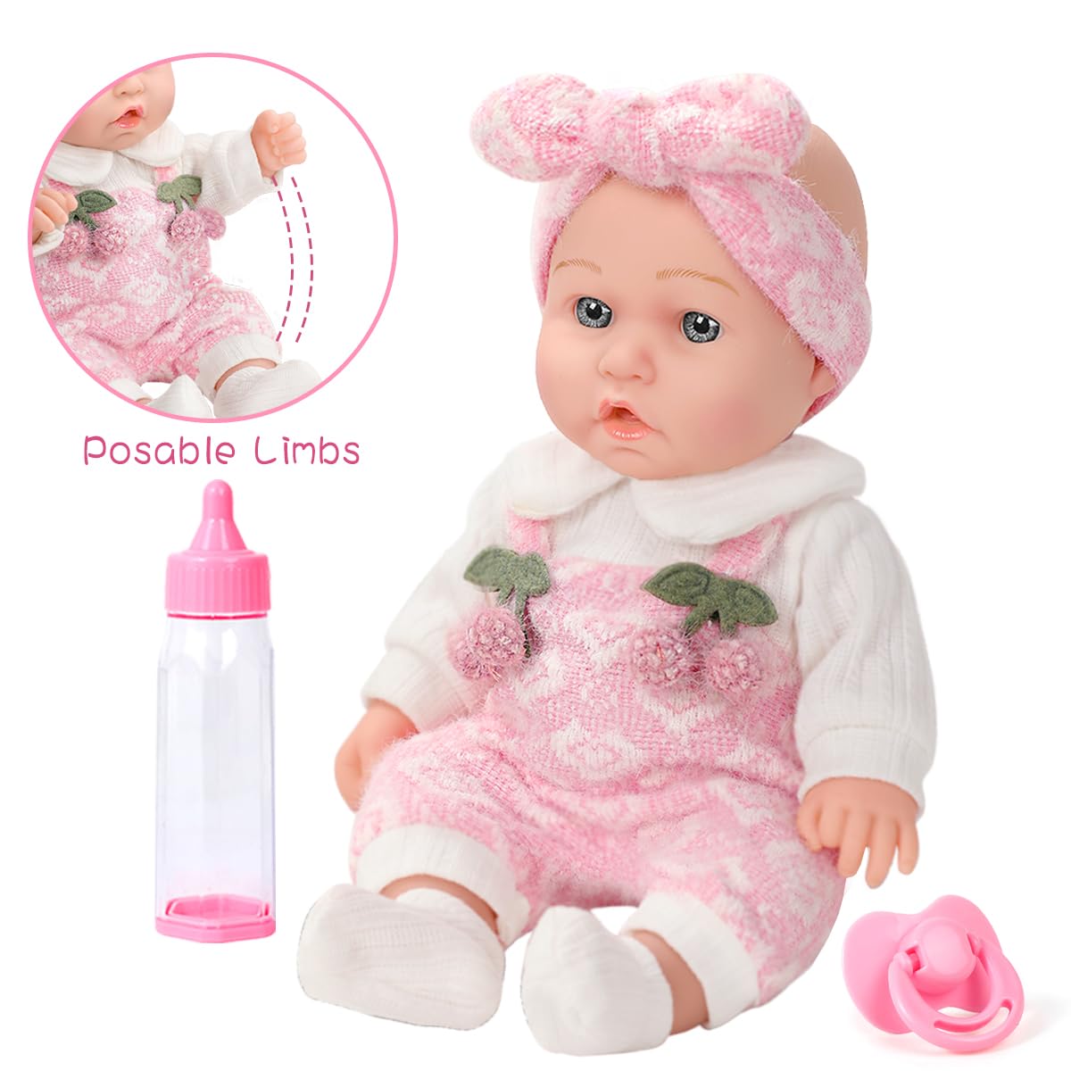 ZNTWEI my first doll set encourages caring role-play.
