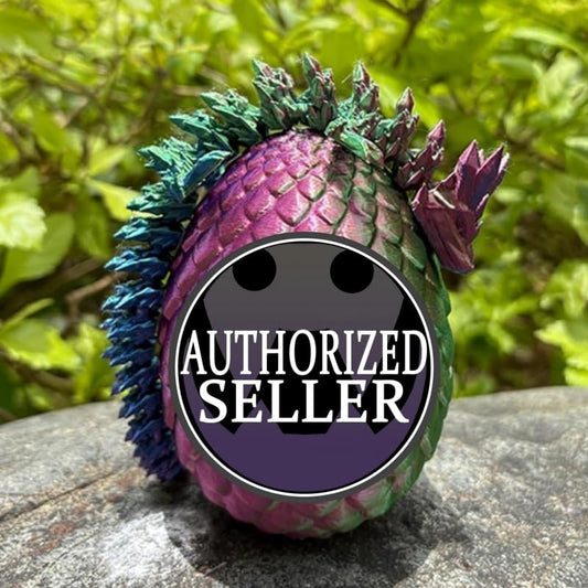 Zobetro 3D printed dragon inside the egg offers interactive unboxing fun.