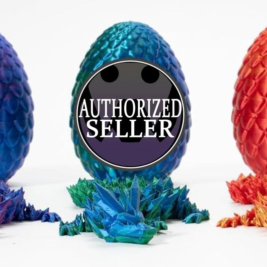 Zobetro crystal dragon inside egg showcases intricate hinges for flexible posing.
