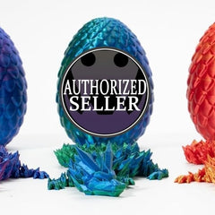 Zobetro crystal dragon inside egg showcases intricate hinges for flexible posing.