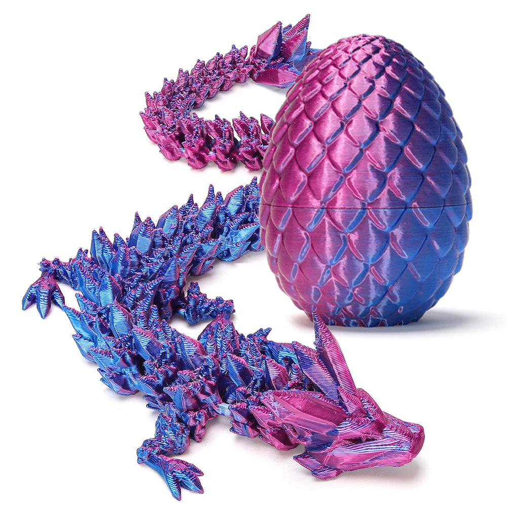 Zobetro dragon egg crystal—elegant desk decor with a hidden dragon.