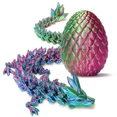 Zobetro dragon surprise egg in yellow-green for festive Easter decor and playful display.