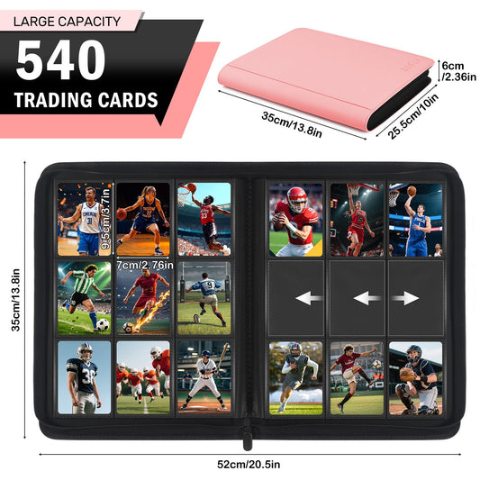 Zofly side-loading pages protect holofoil cards and reduce wear