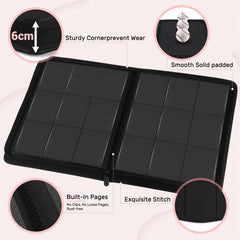 Zofly sturdy zipper on a large-capacity binder shields from dust and spills