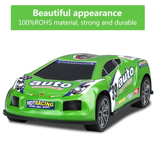 ZOHANINDL green 7-inch car with pull-back action supports cooperative racing.