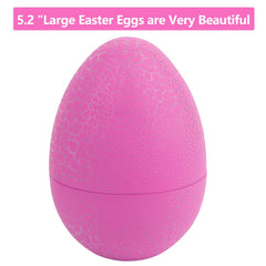 ZOHANINDL red dinosaur egg hides a tiny figure inside for excitement.