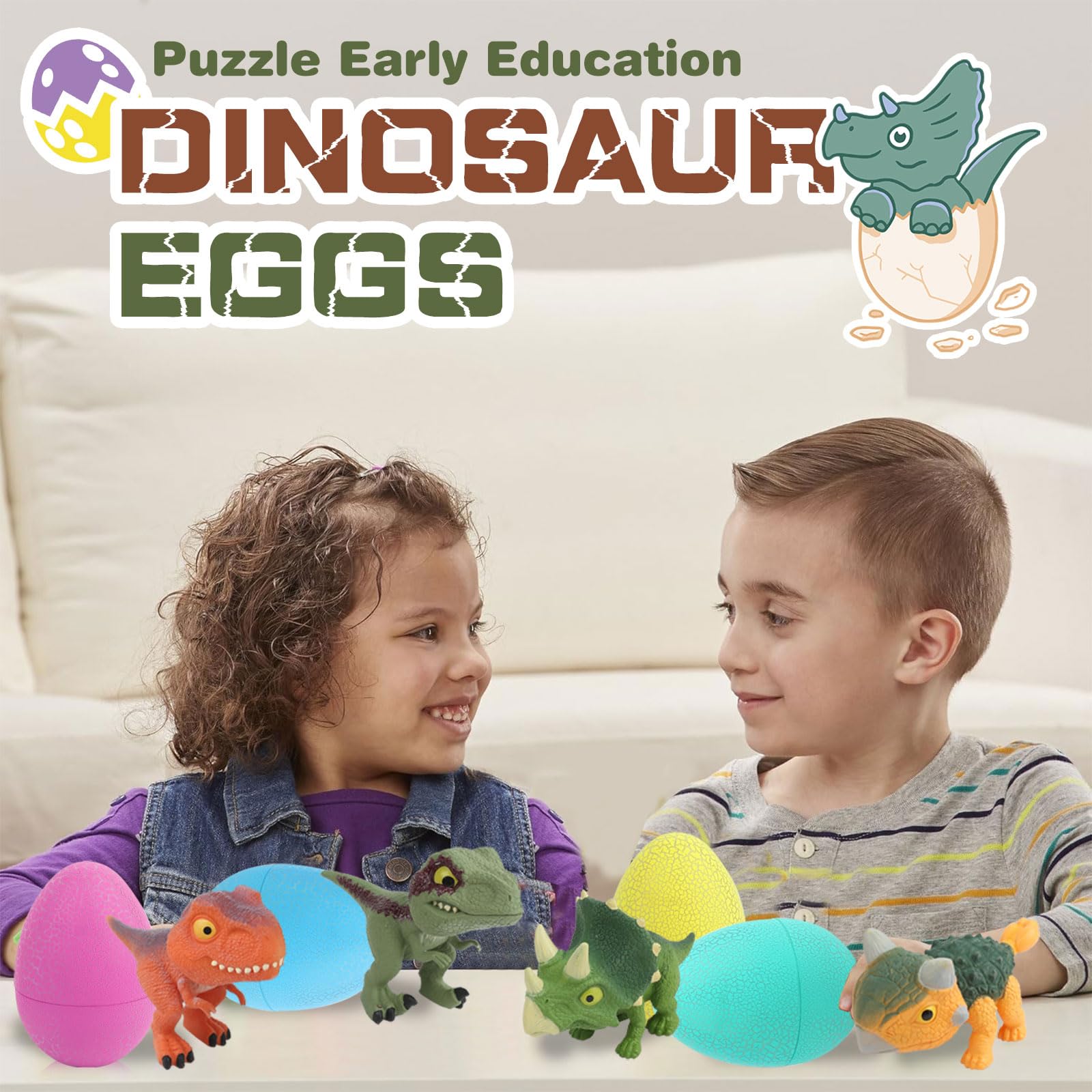 ZOHANINDL rose pink dinosaur egg for imaginative gifting.