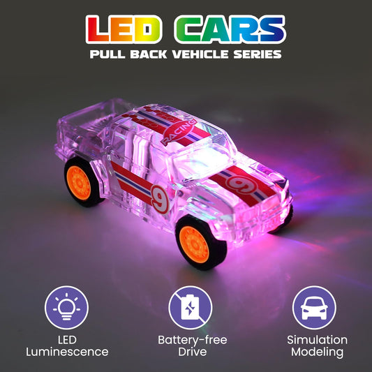 ZOHANINDL pull-back cars red and blue deliver quick starts for active kids.