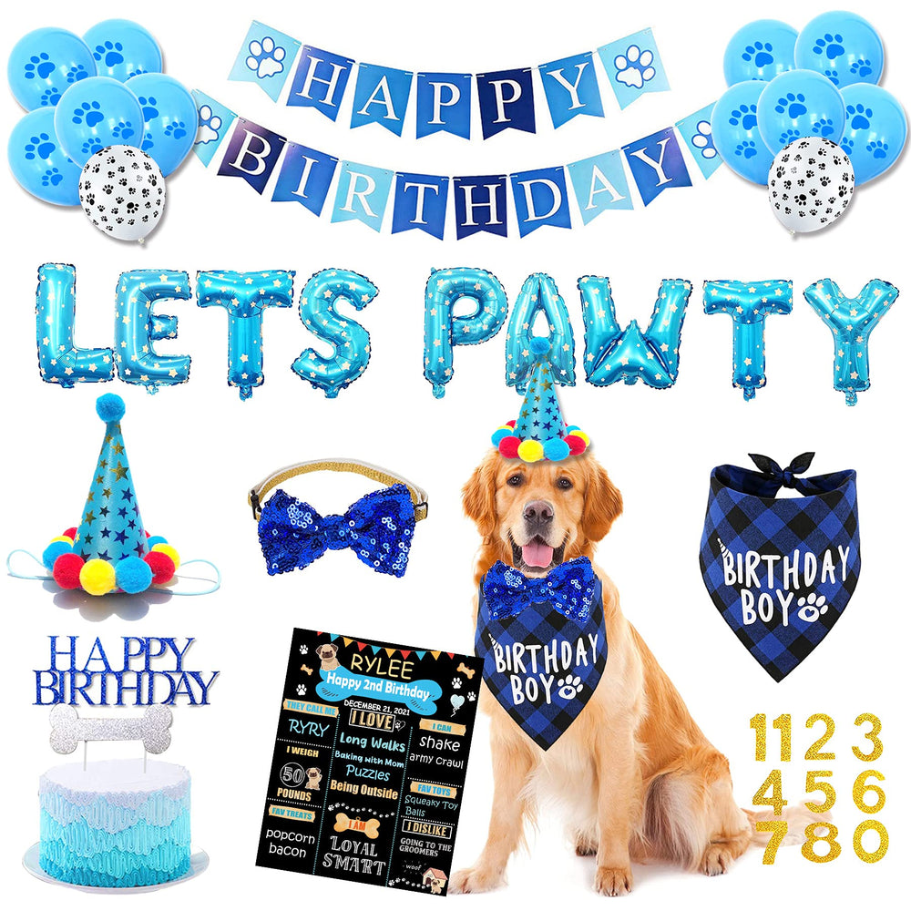 Zohokie blue dog birthday decorations elevate party ambiance and photos