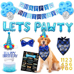Zohokie blue dog birthday decorations elevate party ambiance and photos