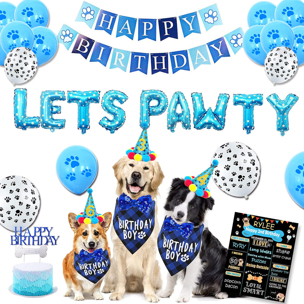 Zohokie paw print tableware set simplifies party setup