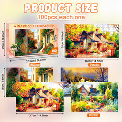 ZOIIWA 1:1 poster included puzzle for guided assembly and reminiscence