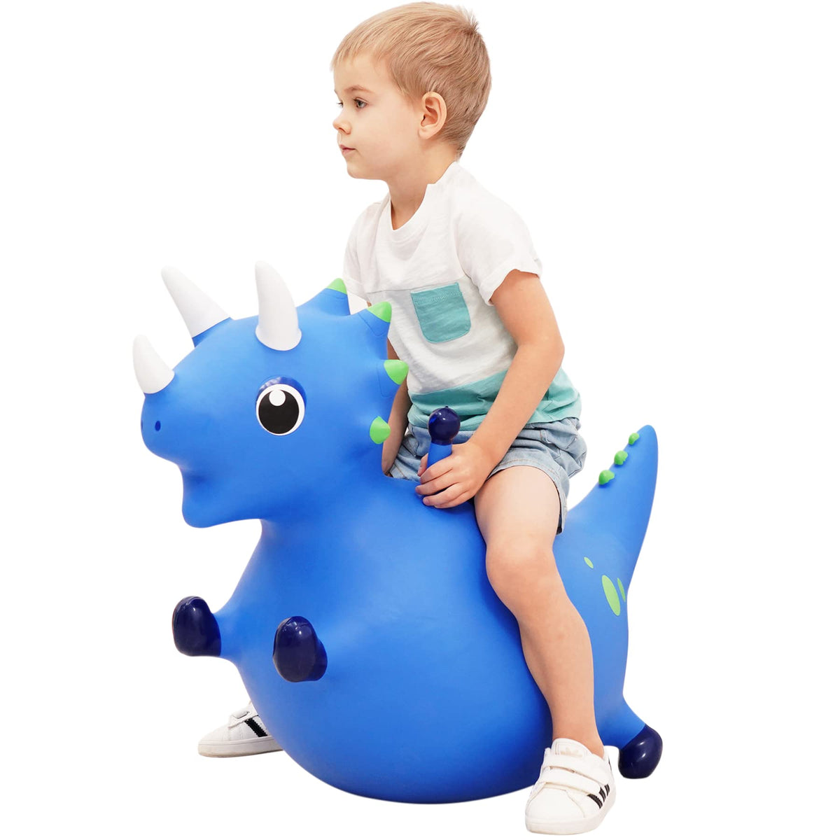 ZOOJOY Dinosaur Hopper with inflatable-dino body for active indoor or outdoor play.