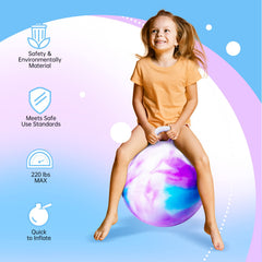 Inflation steps for the ZOOJOY hopper ball with clear guidance.