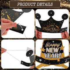 Zoketriton happy new year bracelets for quick accessorizing