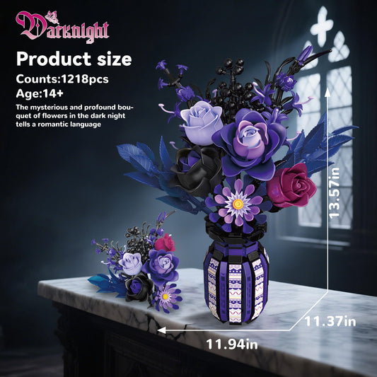 ZONECYTD Gothic rose display vase elevates desks or shelves.