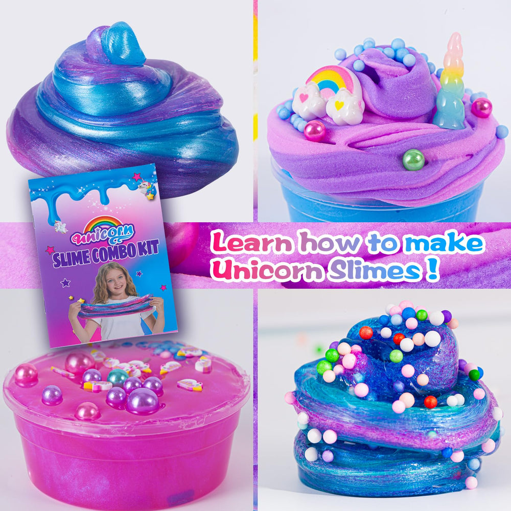 ZOnFRTO Mini Unicorn Slime Kit – butter slime for smooth, creamy stretches