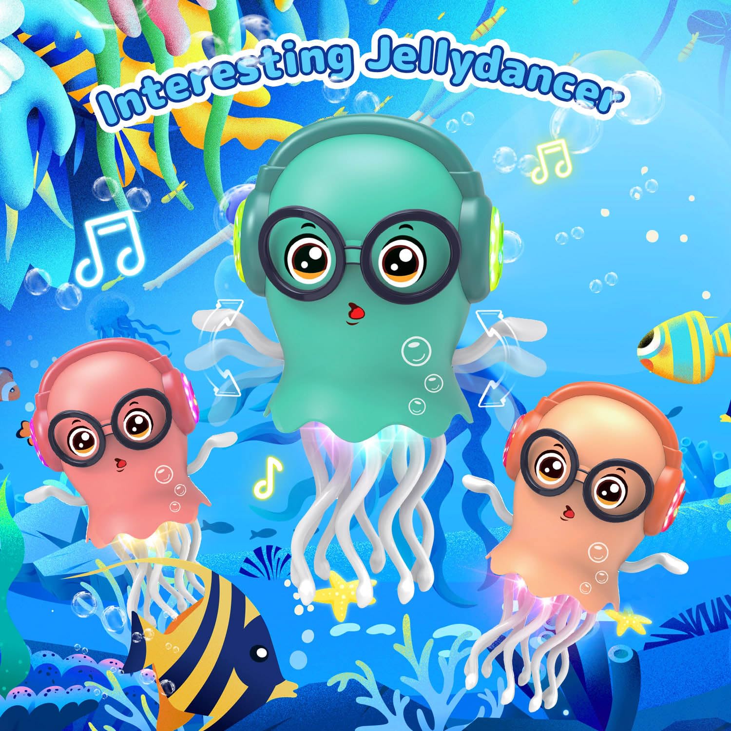 Zonopy Jellydancer with bump-go technology helps navigate around obstacles.