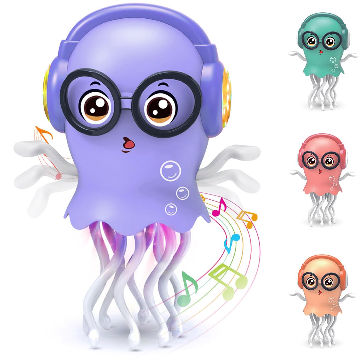 Zonopy Jellydancer dancing with colorful lights to spark curiosity and play