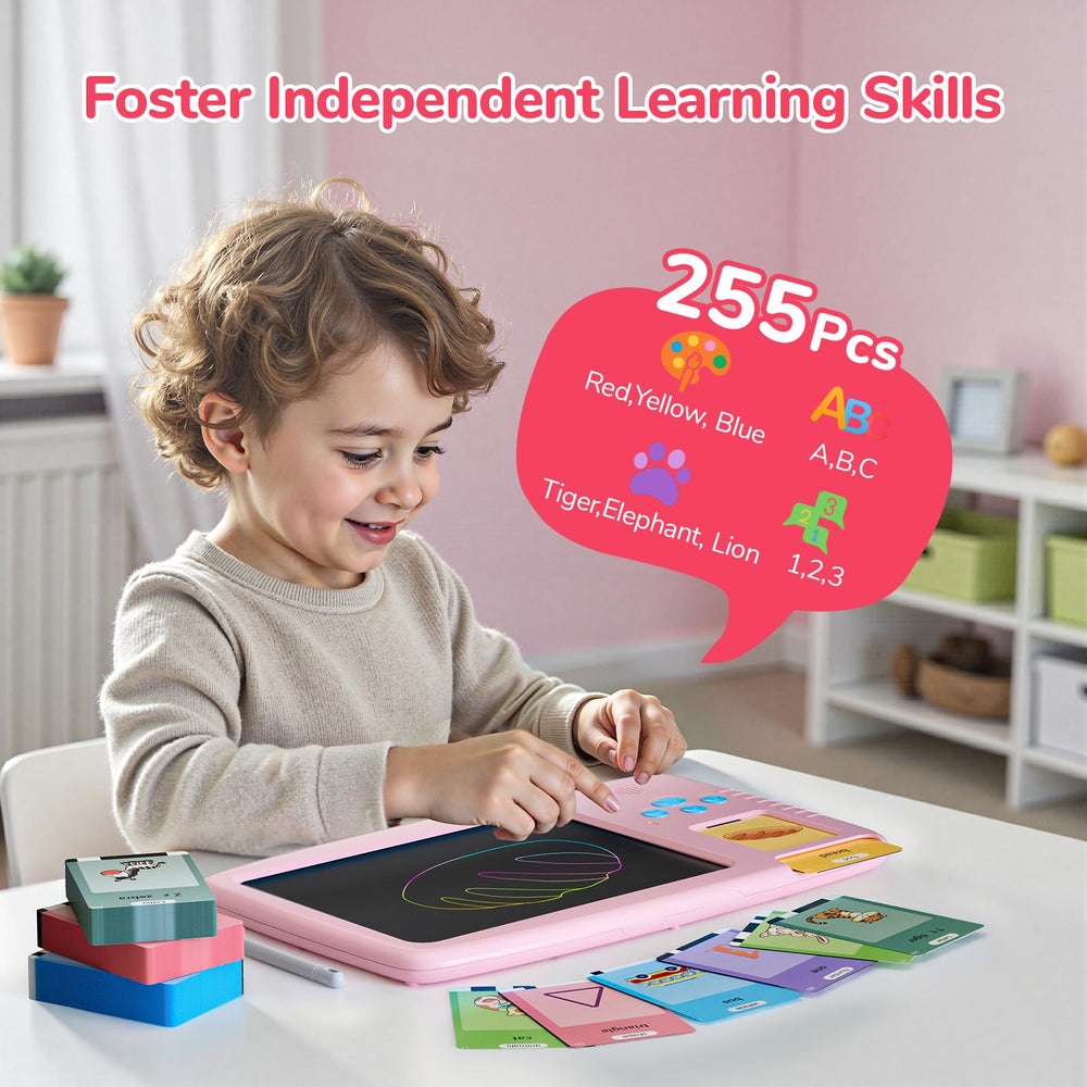 ZONSTVYS cards featuring animals, vehicles, and foods for category learning.