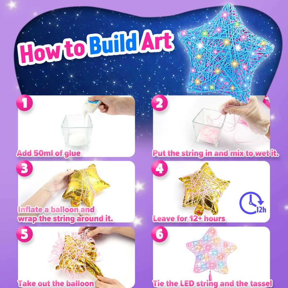 ZOOI 3D string art kit heart for charming wall art and sensory crafting fun.