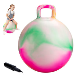 ZOOJOY Clouds Hopper Ball 18in with handle, ideal for safe indoor and outdoor play.