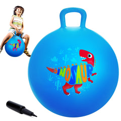ZOOJOY dinosaur hopper ball with handle for secure grip during active play