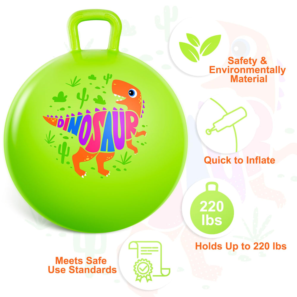 ZOOJOY Hopper Ball built with durable thickened materials for lasting playtime.