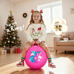 ZOOJOY handle with textured grip supports stable bouncing during play
