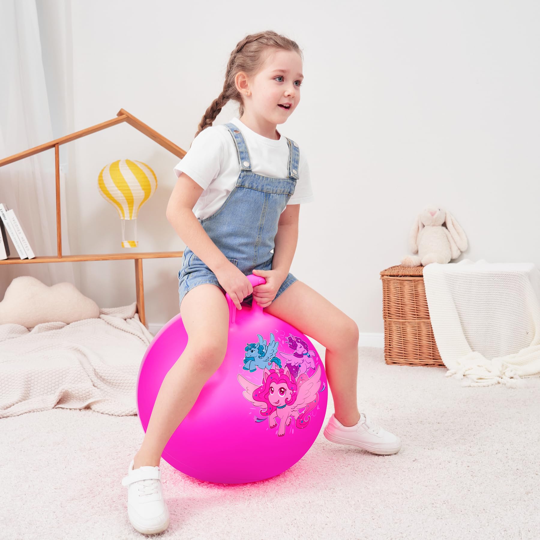 ZOOJOY 18 inch hopper ball non slip base on various floors