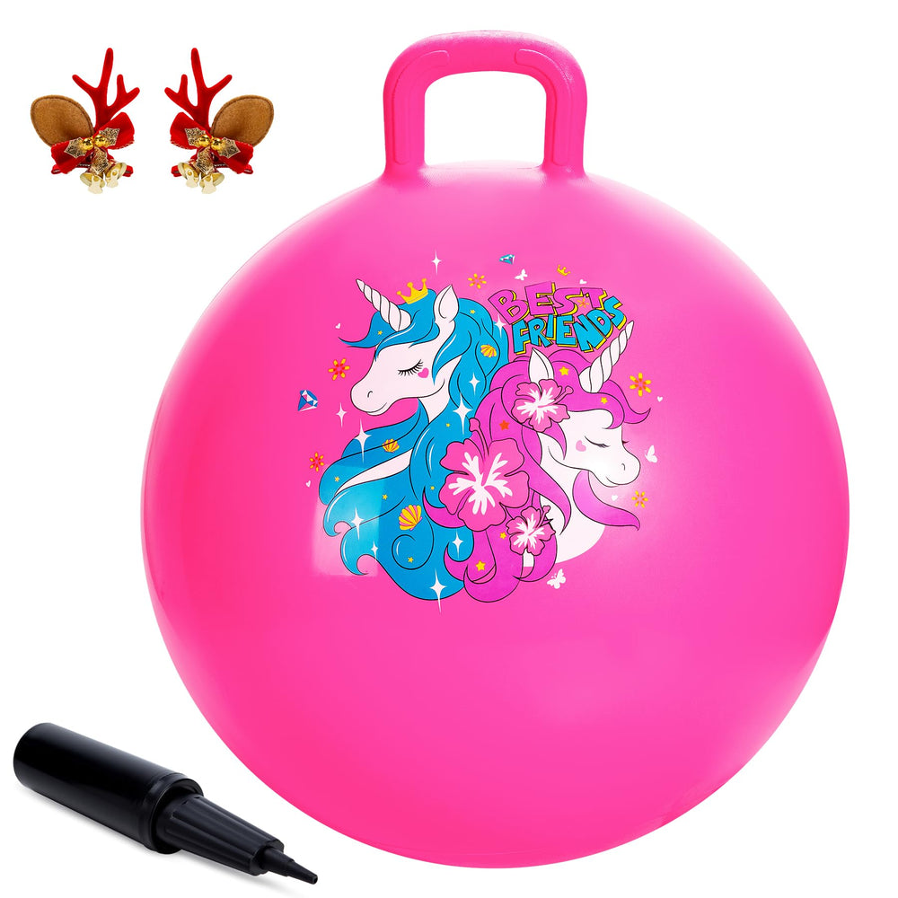 ZOOJOY hopper ball unicorn pink pattern for imaginative play and active fun