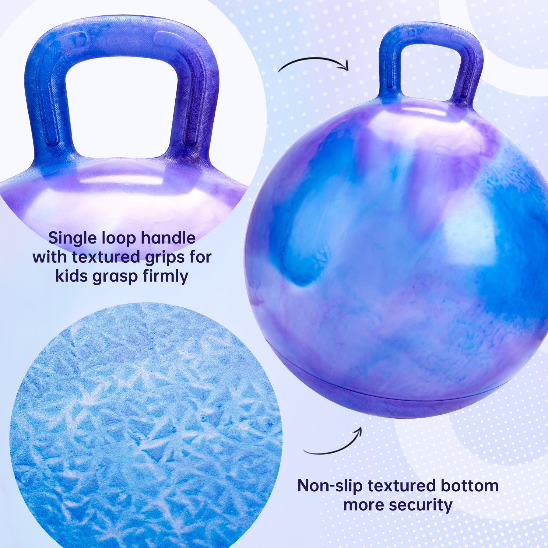 ZOOJOY Night glow ball supports active play and balance development