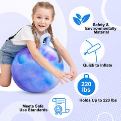 ZOOJOY Glow Hopper includes pump for quick inflation