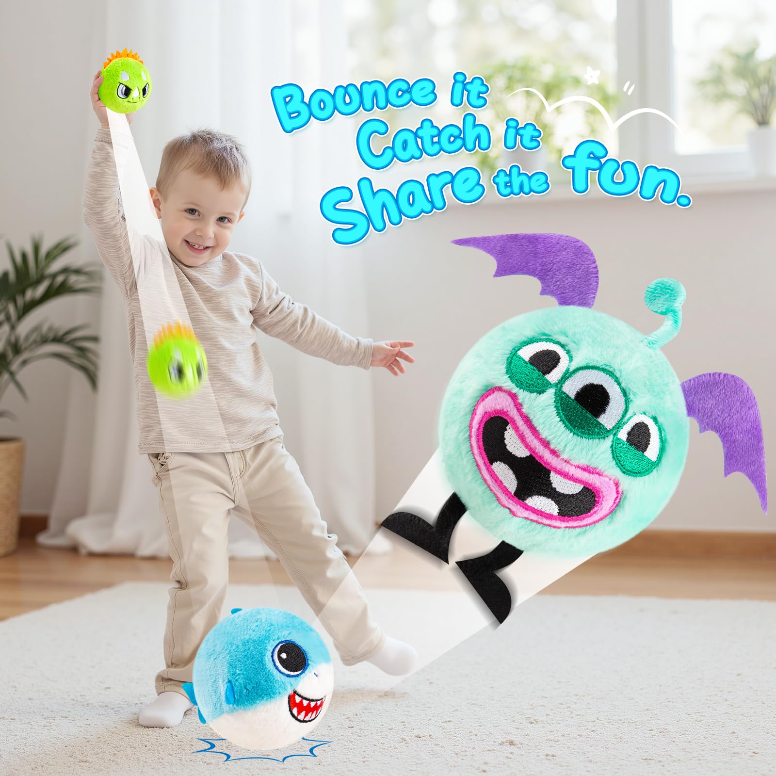 ZOOJOY kid hands grip easily for toss, catch, and balance practice.