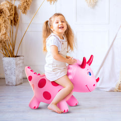 ZOOJOY children playing indoors or outdoors with dinosaur hopper